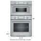 Thermador 30" Professional Combination Speed Double Electric Oven with Convection in Stainless, , large