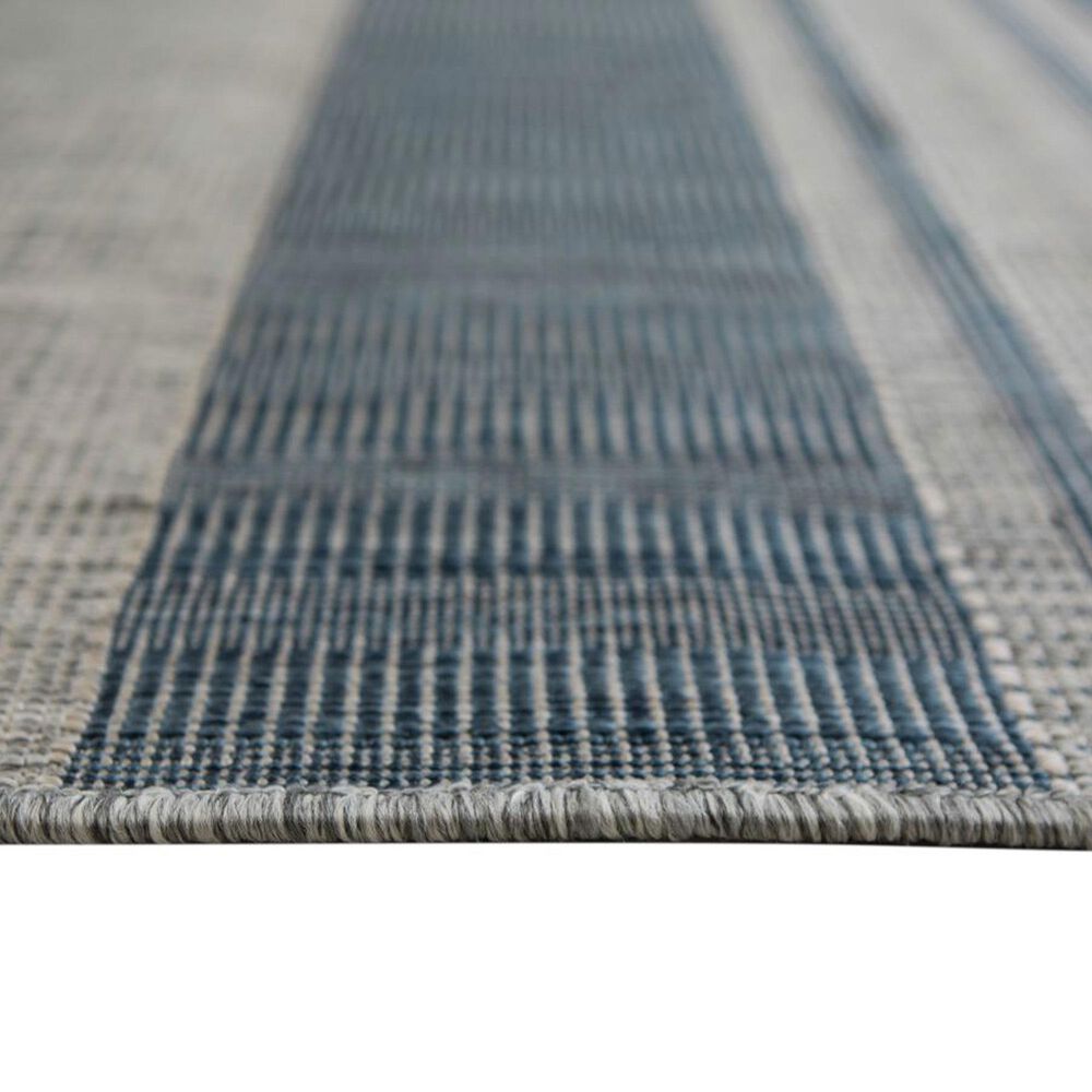 Amer Rugs Maryland 2&#39; x 3&#39; Blue and Ivory Area Rug, , large