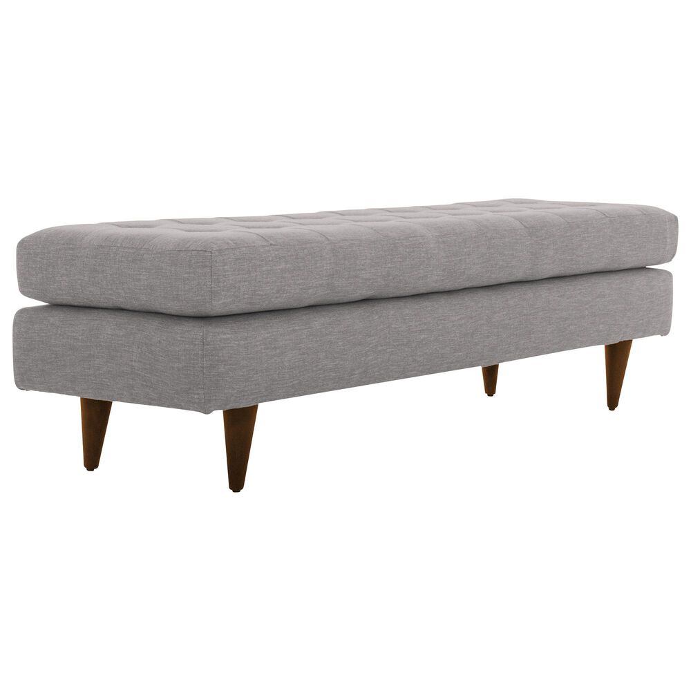 Joybird Eliot Bench with Taylor Felt Grey Cushion in Mocha, , large