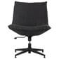 Impressions Vanity Lisa Vanity Chair with Dark Grey Cushion in Black, , large