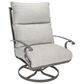 Winston Manor Patio Ultra High Back Swivel Rocker Lounge Chair in Linen Lace, , large