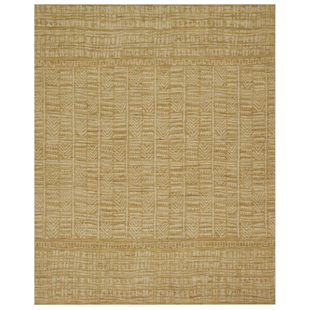 ED Ellen DeGeneres Crafted by Loloi Tribu TJ-01 7"9" x 9"9" Gold and Ivory Area Rug, , large