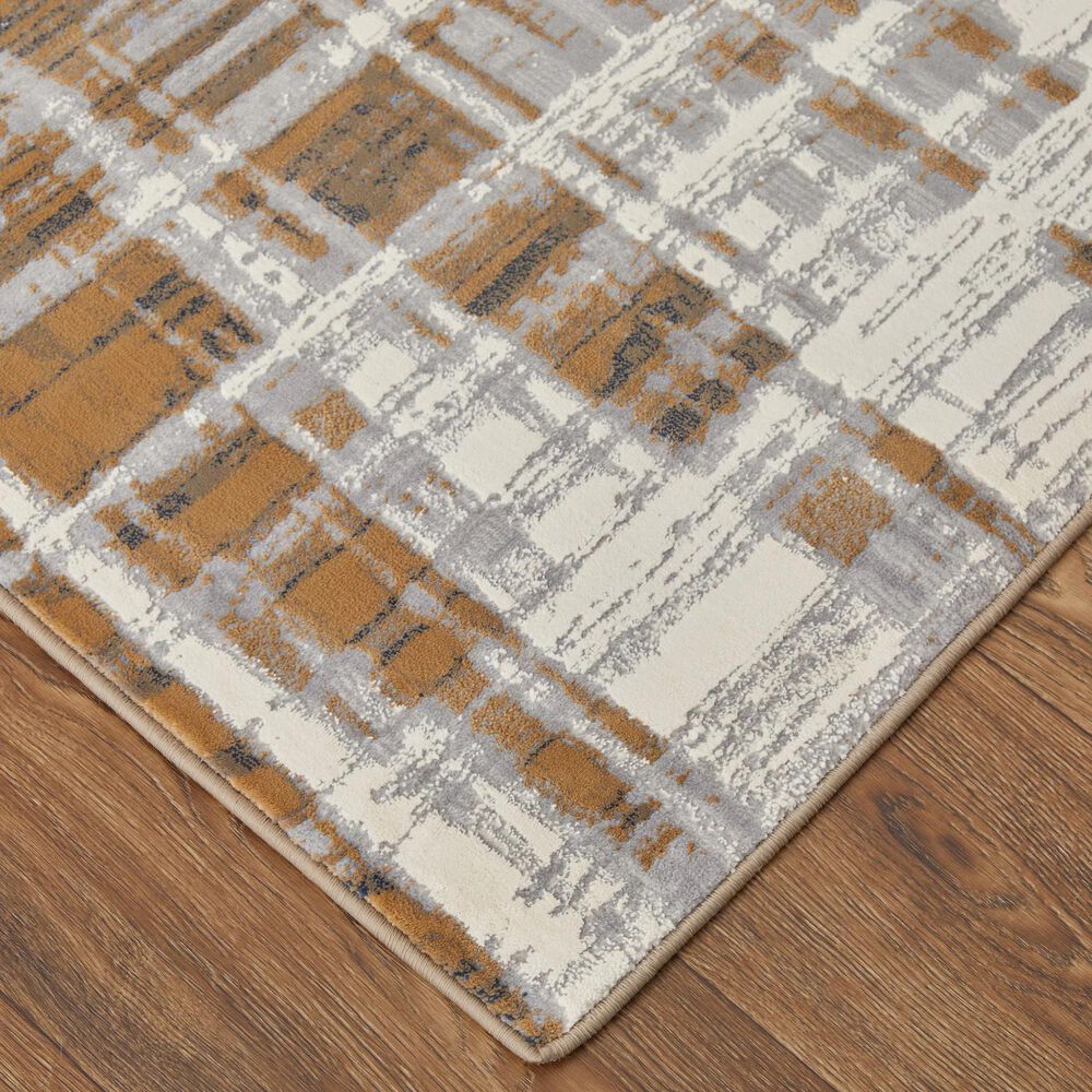 Feizy Rugs Clio 3&#39;10&quot; x 6&#39; Navy and Gray Area Rug, , large
