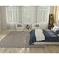 Nourison Courtyard Ivory and Charcoal 8" x 10" Indoor/Outdoor Area Rug, , large