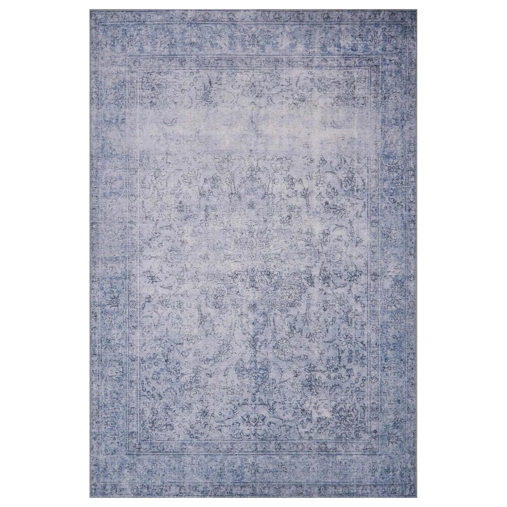 Loloi Loren LQ-09 5" x 7"6" Slate Area Rug, , large