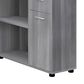 Glideaway 46" Contemporary Computer Desk in Gray, , large