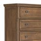 Ashley Feddinger 5 Drawer Chest in Chestnut Brown, , large