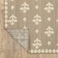 ROW by Oriental Weavers Zarina Floral Beige and Ivory 5"3" x 7"3" Indoor/Outdoor Area Rug, , large
