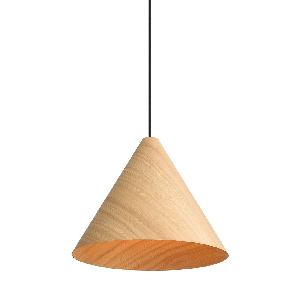 Golden Lighting Conique 2-Light Pendant in Light Walnut, , large
