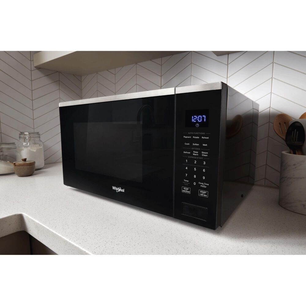 Whirlpool 1.6 Cu. Ft. Sensor Cooking Microwave in Stainless Steel, , large