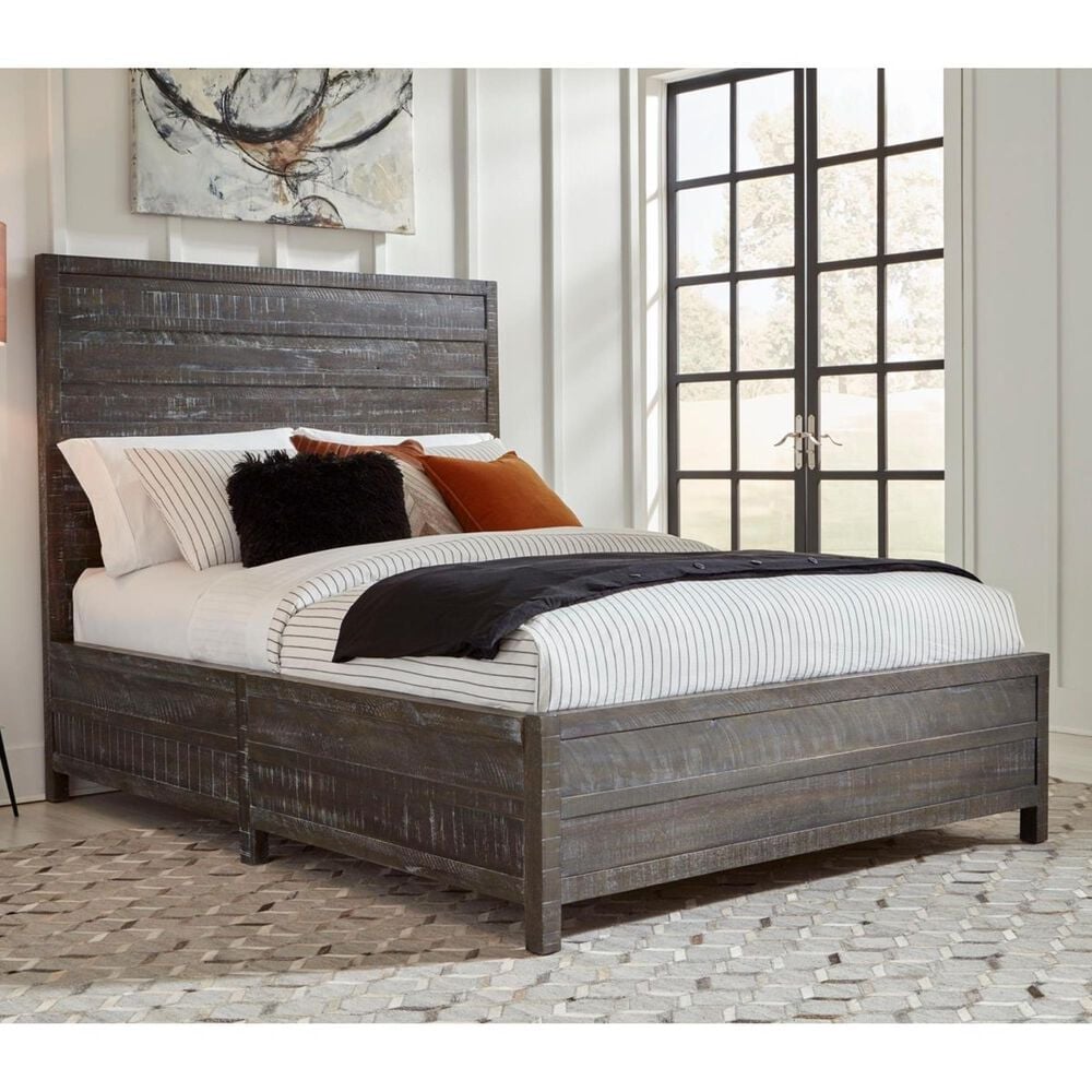 Urban Home Townsend 4 Piece King Bedroom Set in Gunmetal, , large