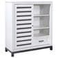 Riva Ridge Hyde Park 6-Drawer Sliding Door Chest in White, , large