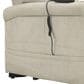 Steve Silver Rhodes Power Lift Recliner in Aspen Khaki, , large