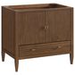 James Martin Vanities Myrrin 36" Vanity in Mid-Century Walnut with 3 cm Eternal Marfil Quartz Top, , large