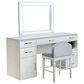 Furniture of America Hammond 3 Piece Vanity Set in Luminous White, , large