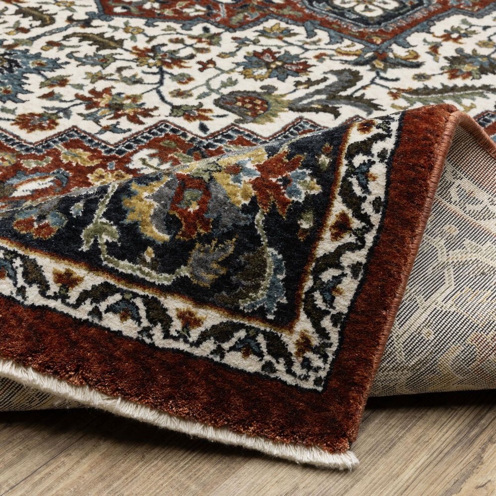 Oriental Weavers Vivian VI06A 2&#39;3&quot; x 7&#39;6&quot; Red Runner, , large