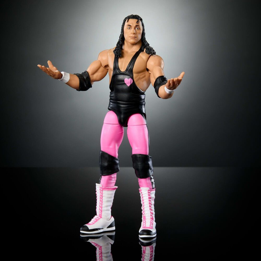 Mattel Elite Premium Live Event Bret Hart Action Figure in Multicolor, , large