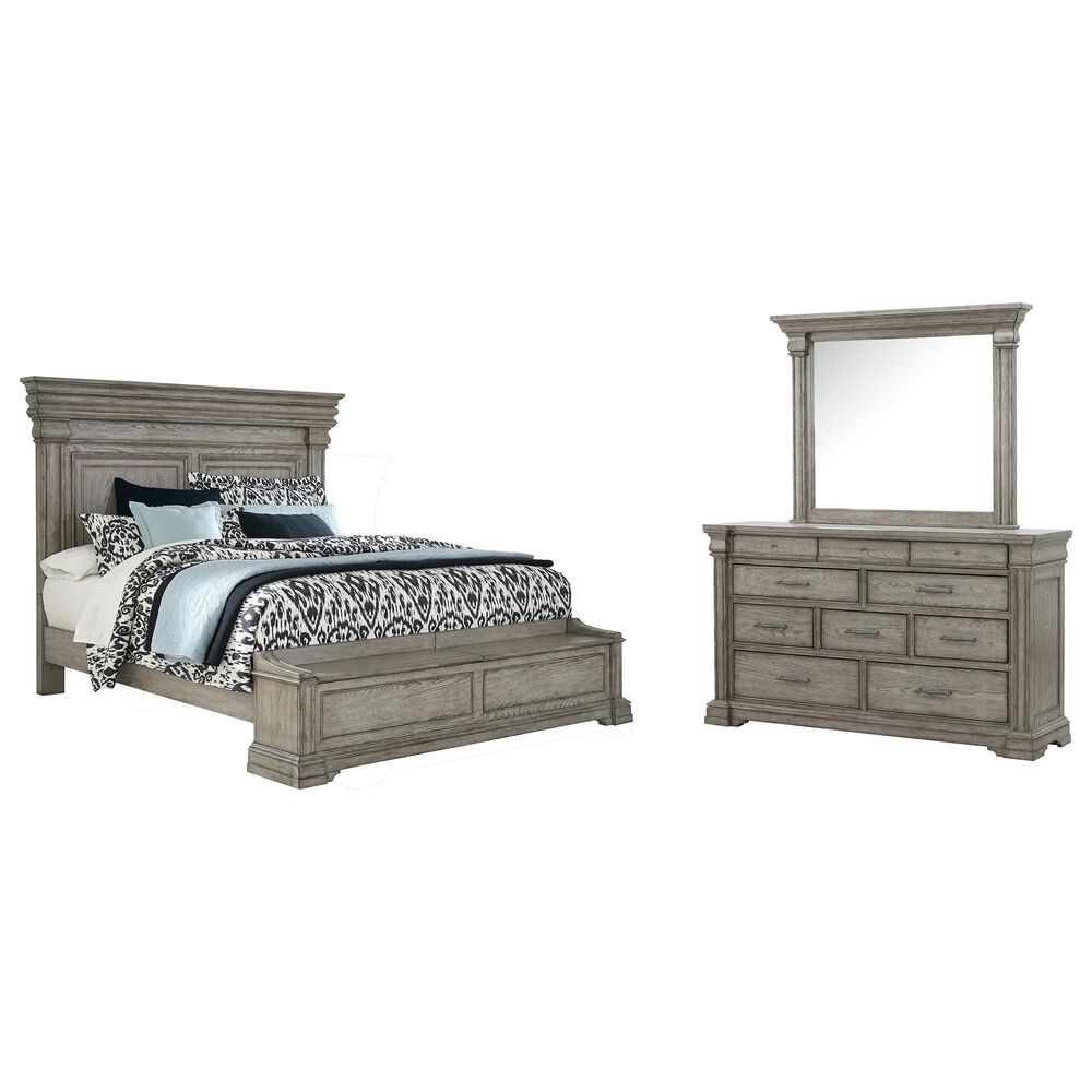 Chapel Hill Madison Ridge 3-Piece Queen Bedroom Set in Gray Wash, , large