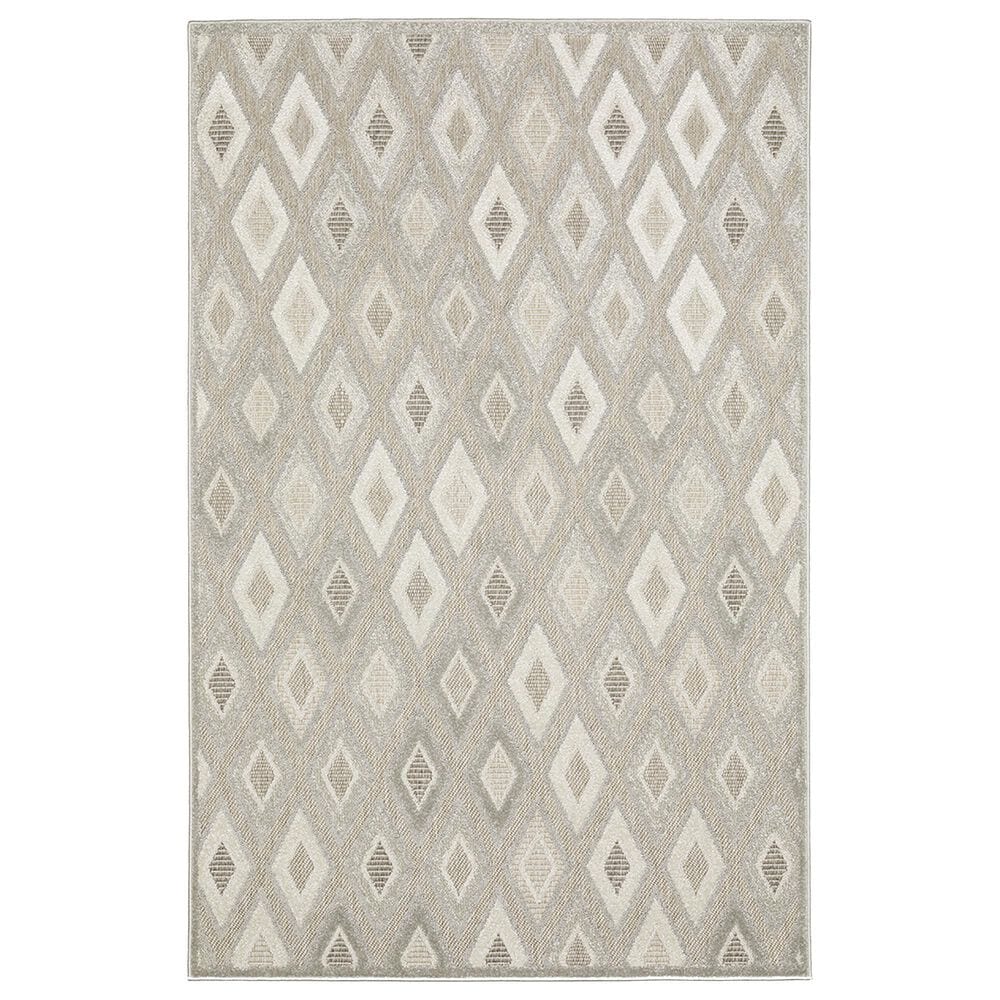Oriental Weavers Tangier TAN02 7"10" x 10"10" Beige Area Rug, , large
