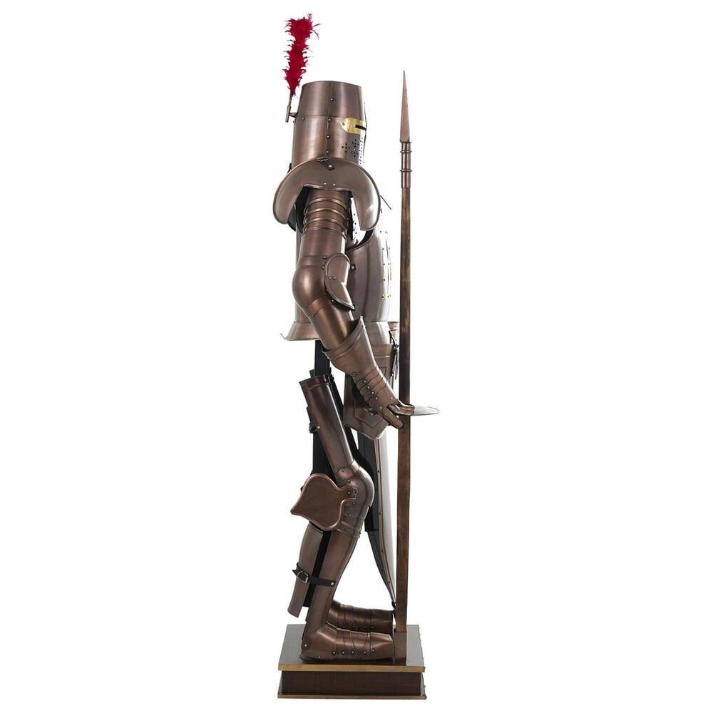 Maple and Jade People Replica Medieval Decorative Armor in Polished Copper, Red, Gold and Black, , large