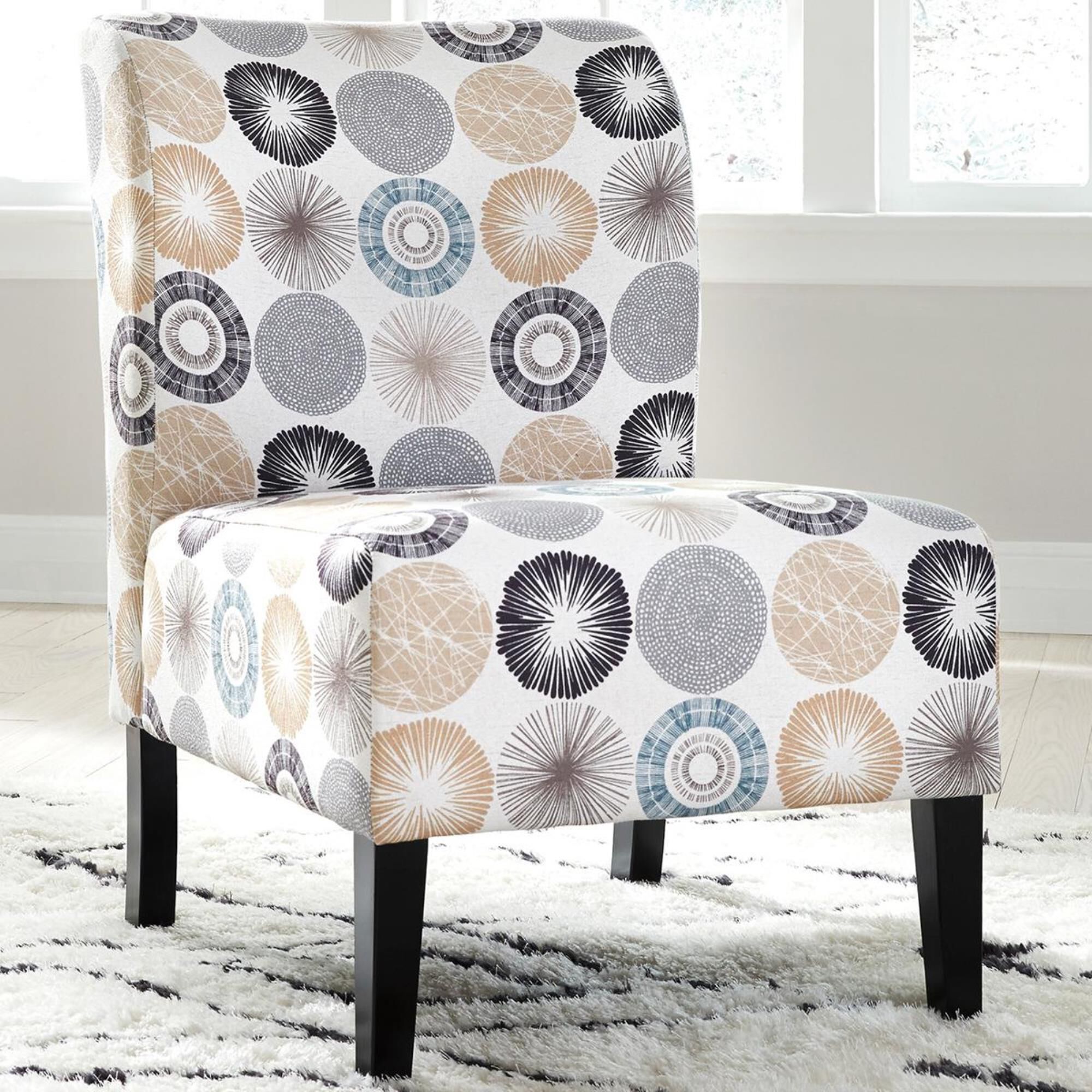 Signature Design by Ashley Triptis Accent Chair in Gray and Tan NFM