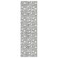Dalyn Rug Company Soft Essentials Floral Gray 2"3" x 7"6" Indoor/Outdoor Runner, , large