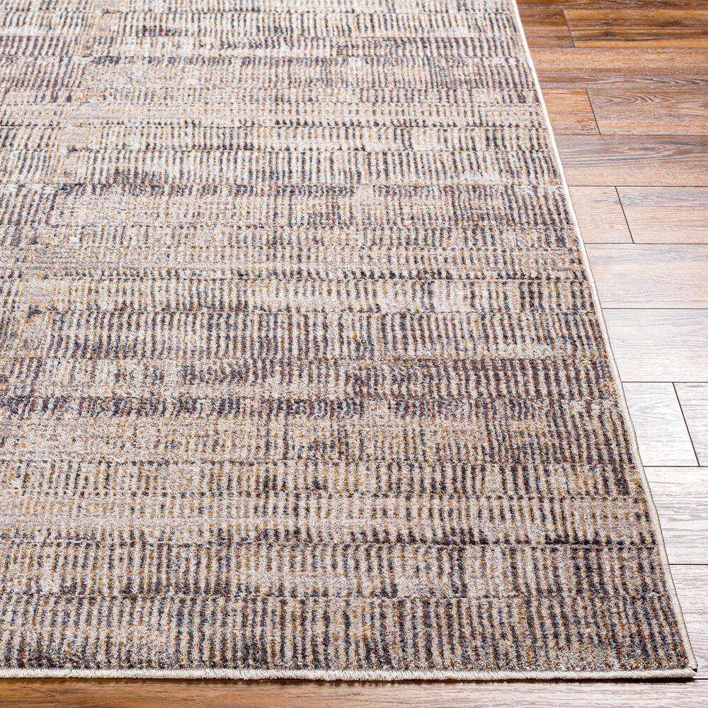 Surya Aida 2&#39; x 2&#39;11&quot; Ivory, Medium Gray, Charcoal, Tan, Deep Teal and Beige Area Rug, , large