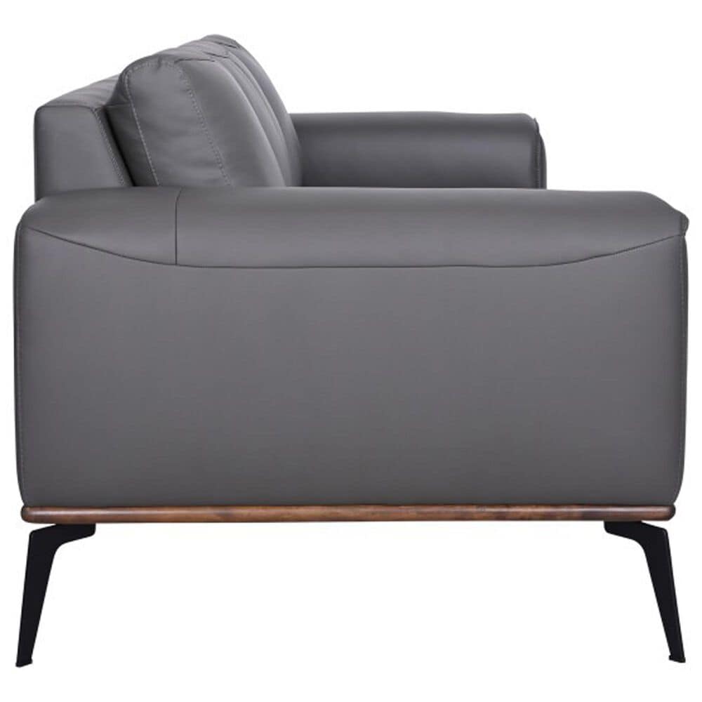 37B Pietro Stationary Leather Sofa in Gray, , large