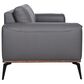 37B Pietro Stationary Leather Sofa in Gray, , large
