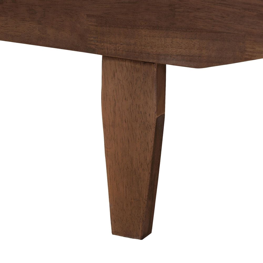 Baxton Studio Hiro Expendable Twin to King Bed Frame in Walnut Brown, , large