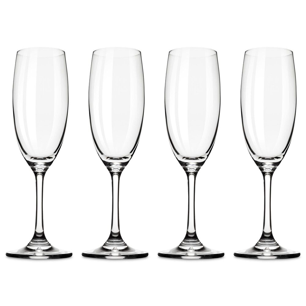 True Cuvee Stemmed Champagne Flute in Clear (Set of 4), , large