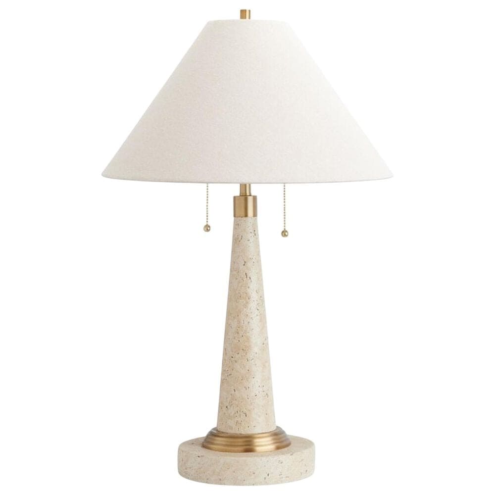 Slatehouse Zeva Table Lamp in Tan, , large