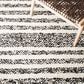 Safavieh Natura NAT329Z 6" Square Black and Ivory Area Rug, , large