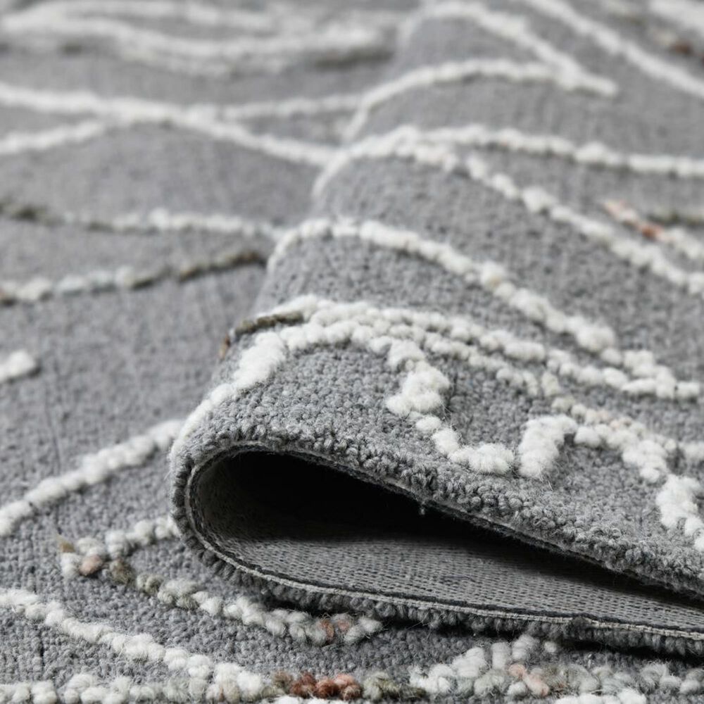 Amer Rugs Berlin BER-8  2&#39; x 3&#39; Dark Gray Area Rug, , large