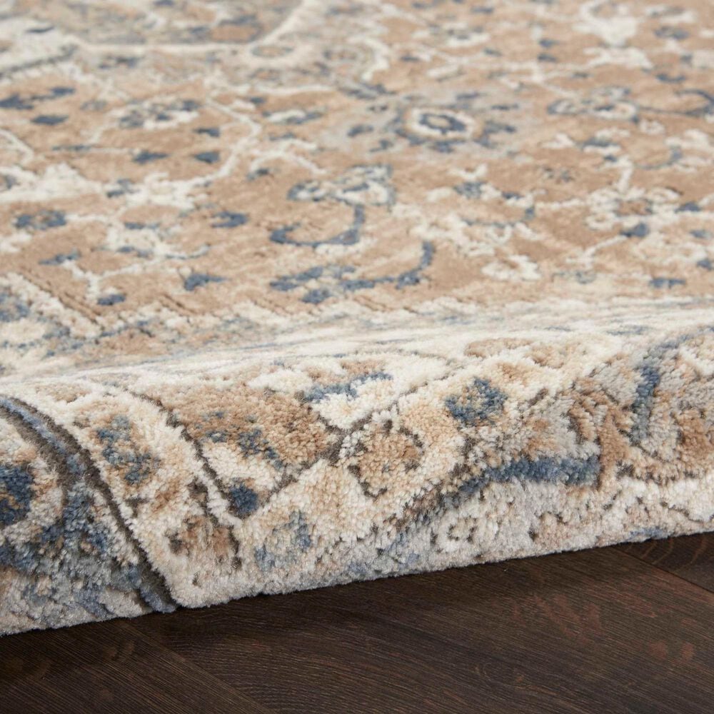 Nourison Quarry QUA05 6&#39; x 9&#39; Beige and Grey Area Rug, , large