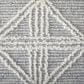 Feizy Rugs Corwin 8" x 10" Silver and Ivory Area Rug, , large