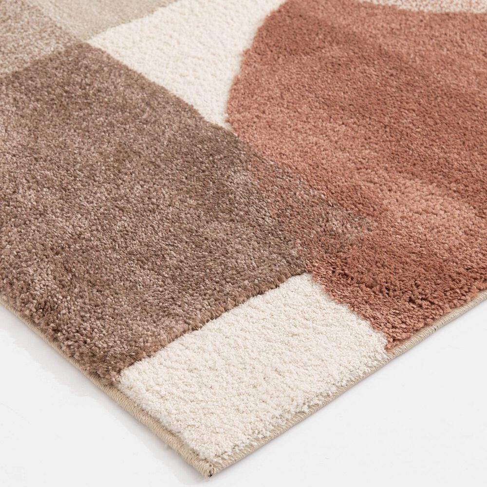 Central Oriental Stonington Aslan Lace and Clay 5&#39; x 7&#39;6&quot; Area Rug, , large