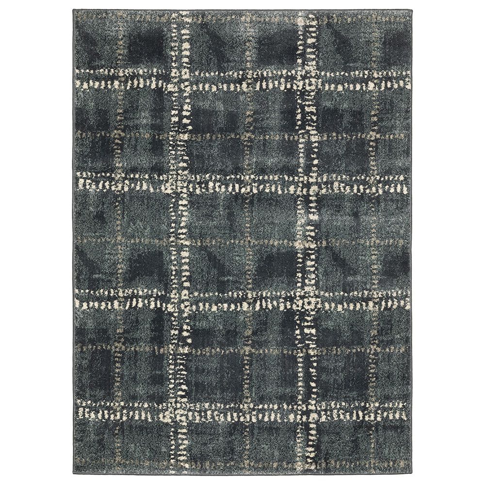 Oriental Weavers Carson Fairfield 746J 2" x 3" Blue Scatter Rug, , large