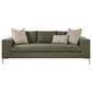 Century Furniture Roma Stationary Full Back Sofa in Green, , large