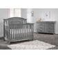 Oxford Baby Willowbrook 4-In-1 Convertible Crib in Graphite Gray, , large