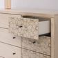 Ashley Arloster 6-Drawer Dresser in Tan, , large