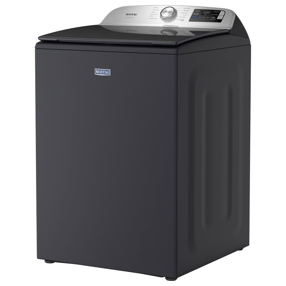 Maytag 5.3 Cu. Ft. Smart Pet Pro Top Load Impeller Washer in Midnight Steel, , large