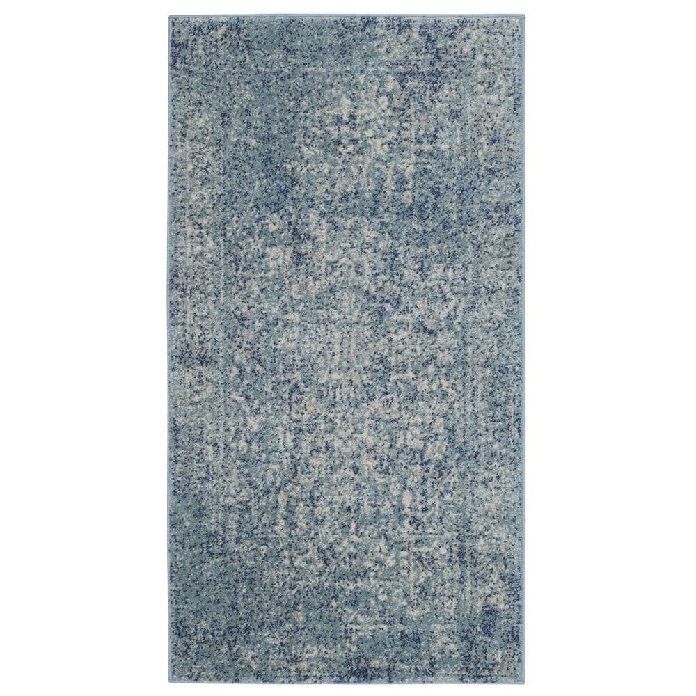 Safavieh Evoke EVK256C 2&#39;2&quot; x 5&#39; Blue and Ivory Runner, , large
