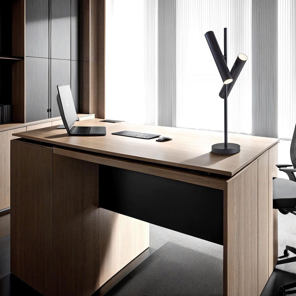 Adesso Greer Table Lamp in Black, , large