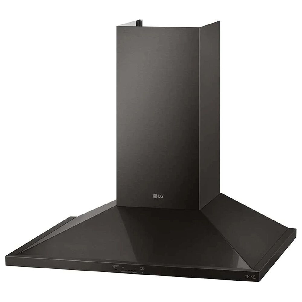LG 30&quot; Wall Mount Chimney Hood in Black Stainless Steel, , large