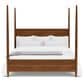 Shannon Hills Elsie King Poster Bed in Classic Walnut, , large