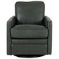 Italiano Furniture Turner Swivel Glider Chair in Forest Green, , large