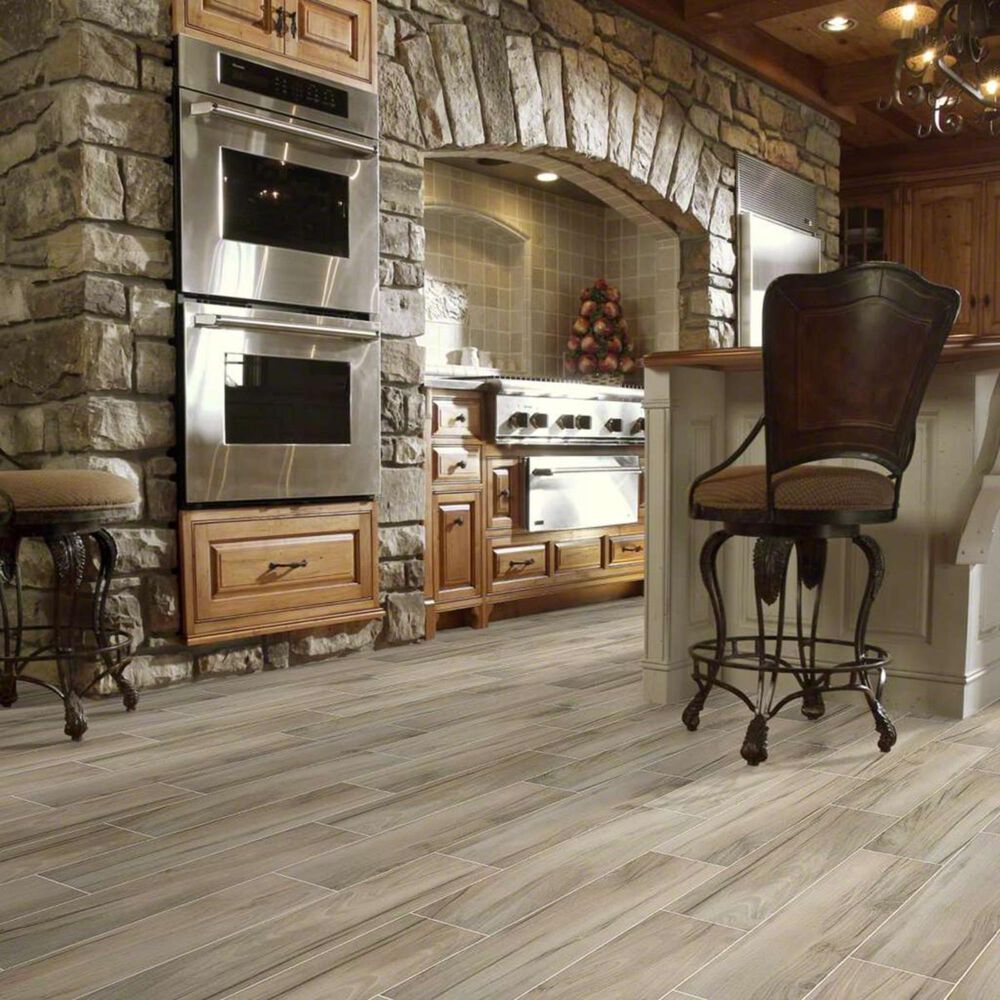 Shaw Voyage Taupe 6&quot; x 24&quot; Porcelain Tile, , large