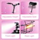 HOMLUX 550W 25-Mile Adults Electric Scooter with Foldable Design in Pink, , large