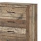 Crown Mark Elmer 5-Drawer Chest in Rustic Brown, , large